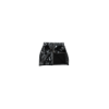 Jupe noire en simili cuir avec zip Lara